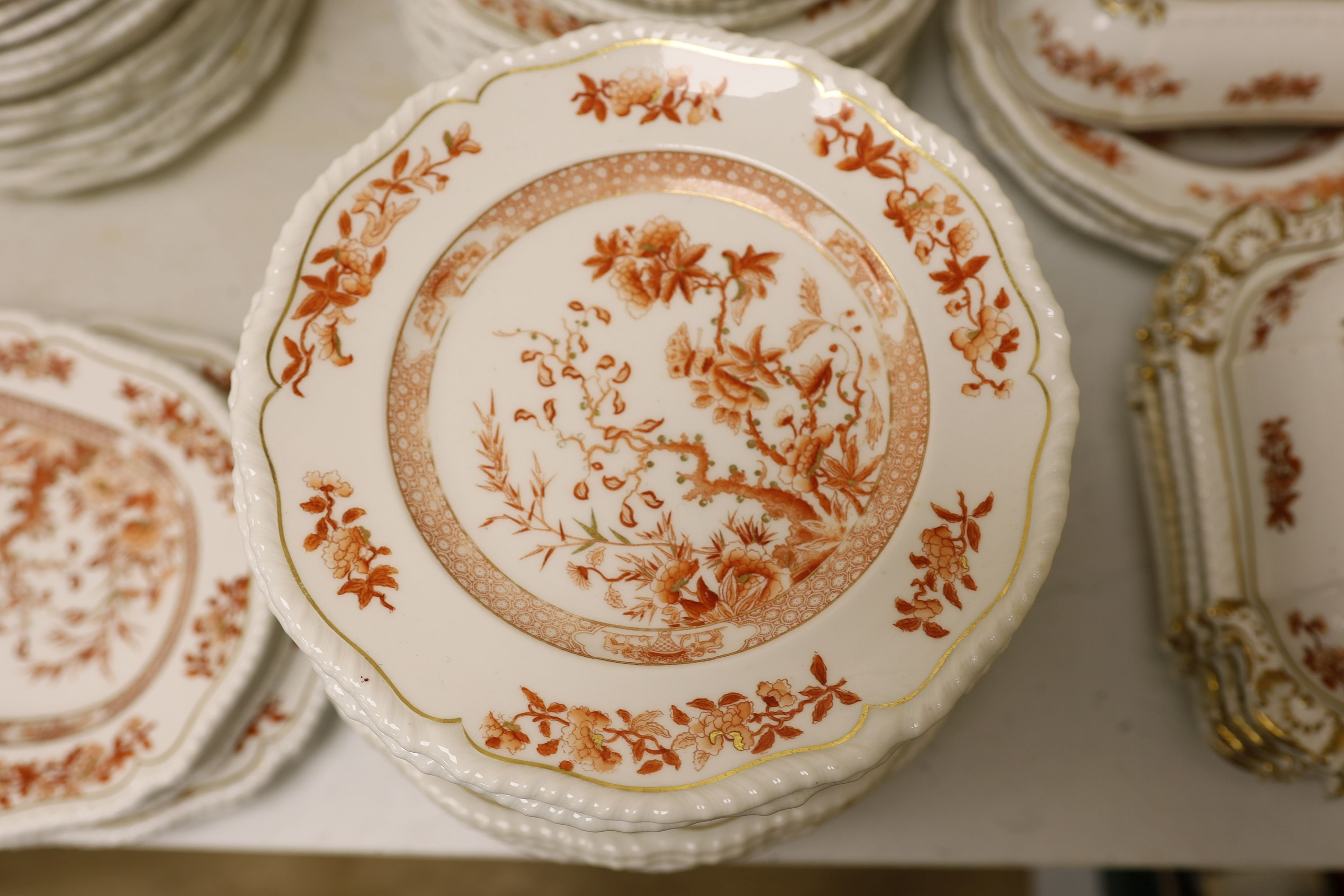An extensive English porcelain Japan pattern dinner service, c.1830